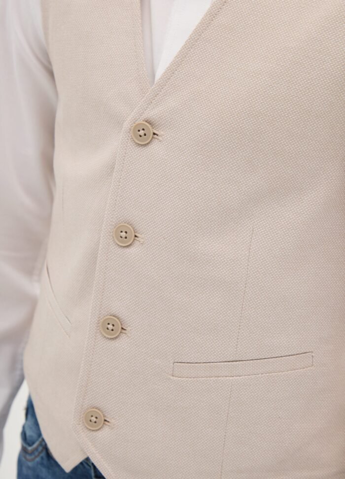 ⁦Boys' Waistcoat – Grey⁩ - الصورة ⁦2⁩