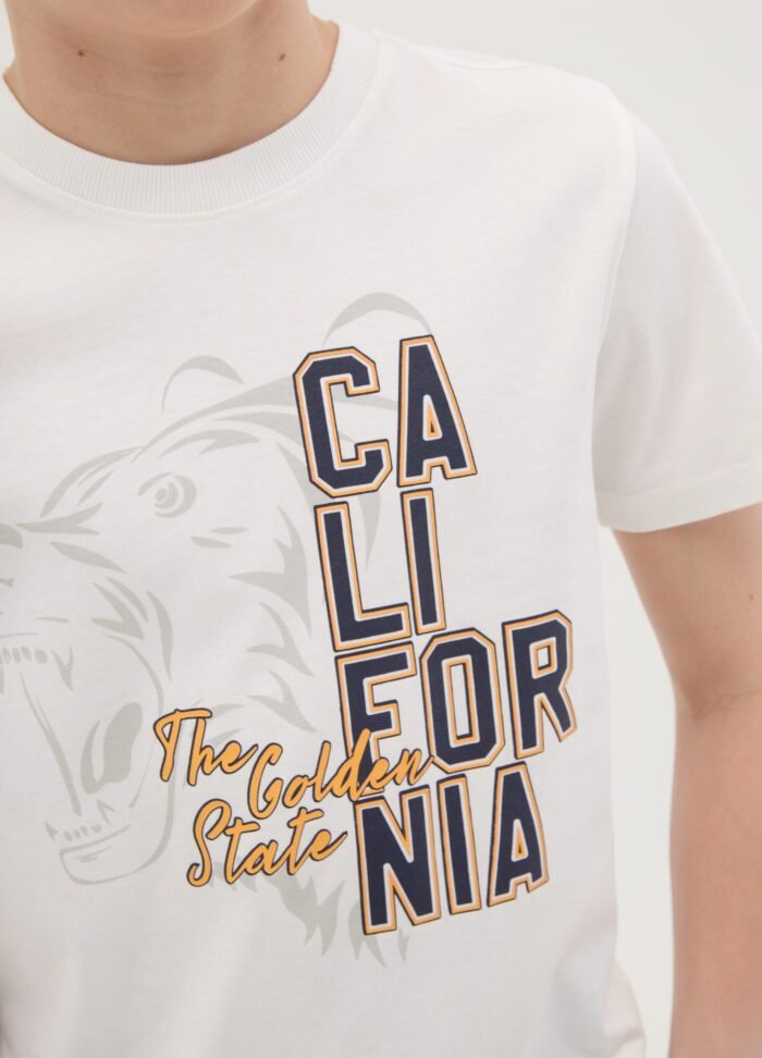 Boys' Graphic T-Shirt – White - Image 2
