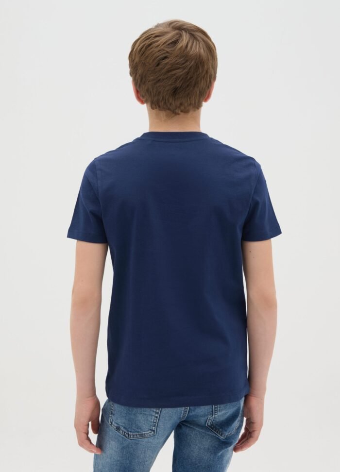 Boys' T-Shirt – Teal Blue - Image 2