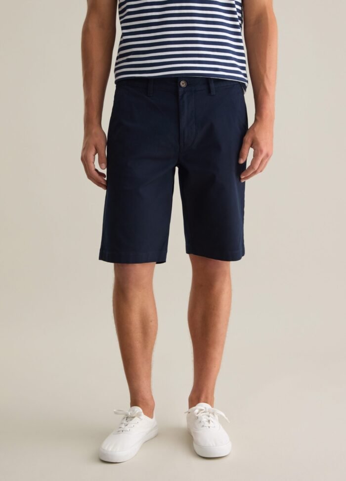⁦Men's Basic Chinos – Dark Navy⁩ - الصورة ⁦2⁩