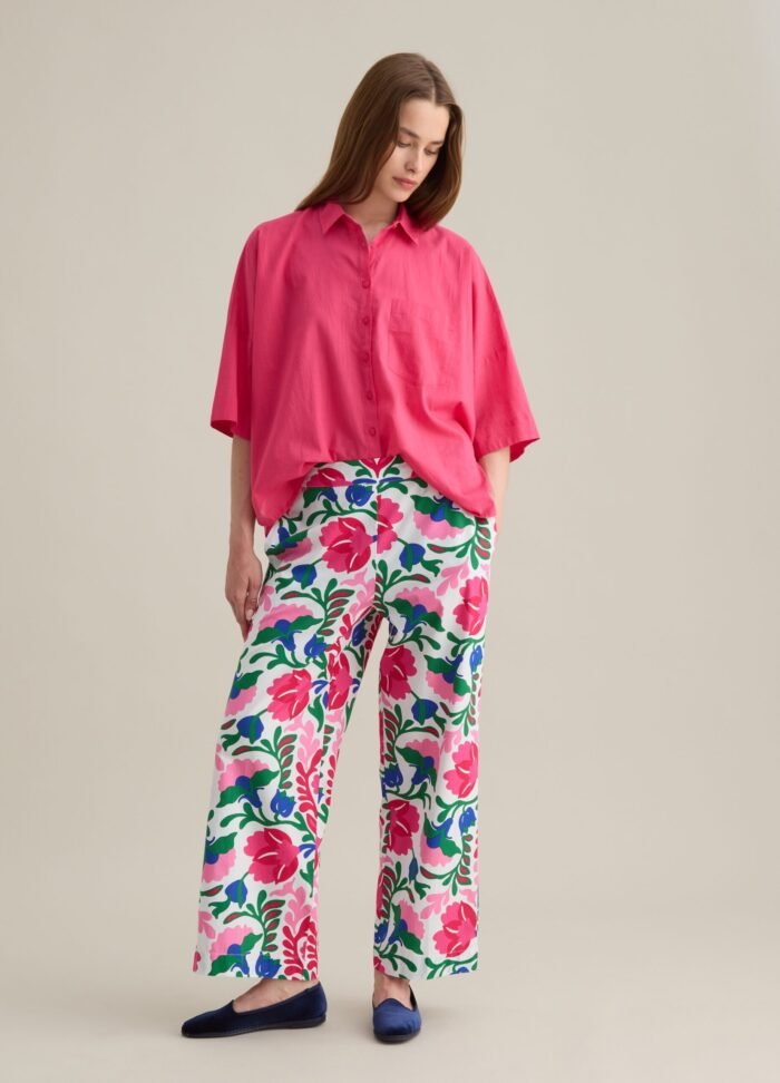 Women's Printed Trousers – Multicolour - Image 2