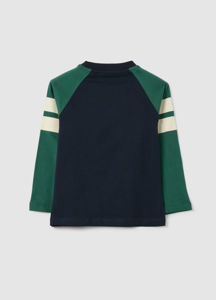 ⁦Boys' Raglan T-Shirt – Dark Sapphire⁩ - الصورة ⁦2⁩