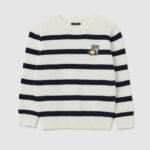 OVS Jumper Blu Riga Bia