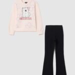 Girls' Printed Sweatshirt – Pearl