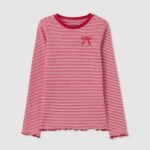 OVS Tsh Rib Stri Rosso/Bianco
