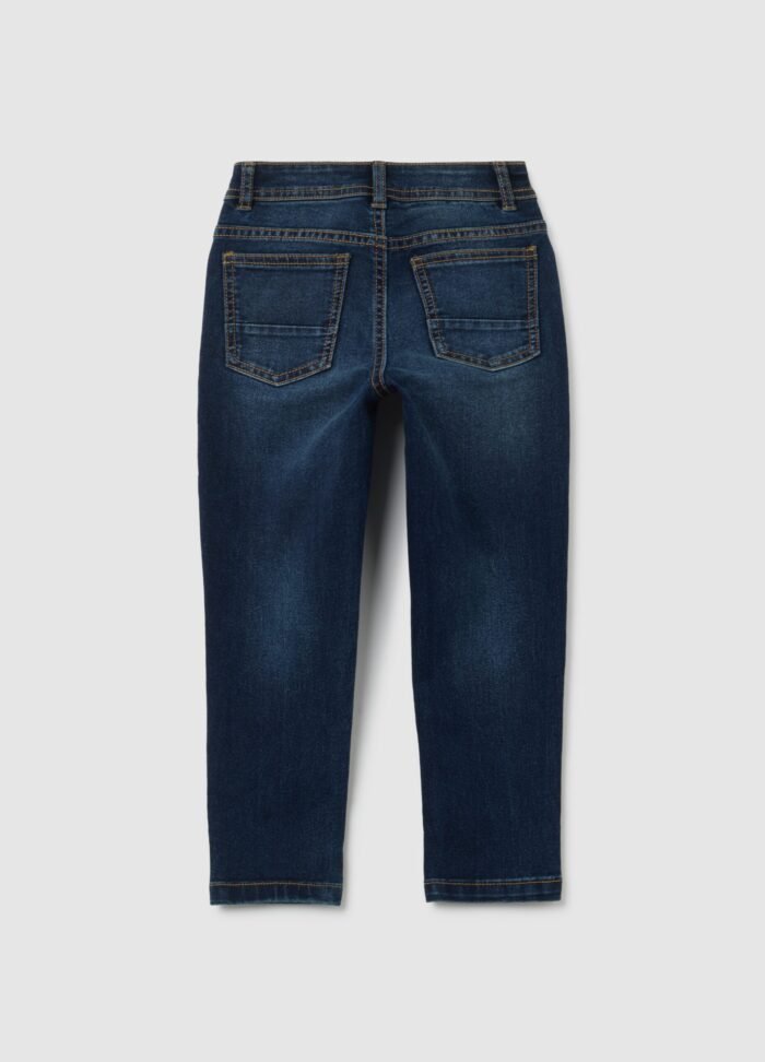 Boys' 5-Pocket Jeans – Dark Blue - Image 2