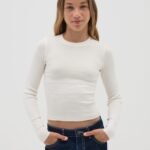 OVS T-Shirt L/S Egret