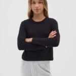 OVS Tsh L/S Soli Black Beauty