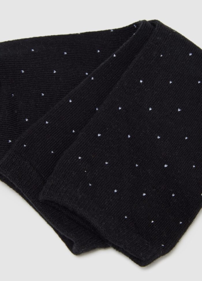 ⁦Women's Short Socks – 2 Pack, Black⁩ - الصورة ⁦2⁩