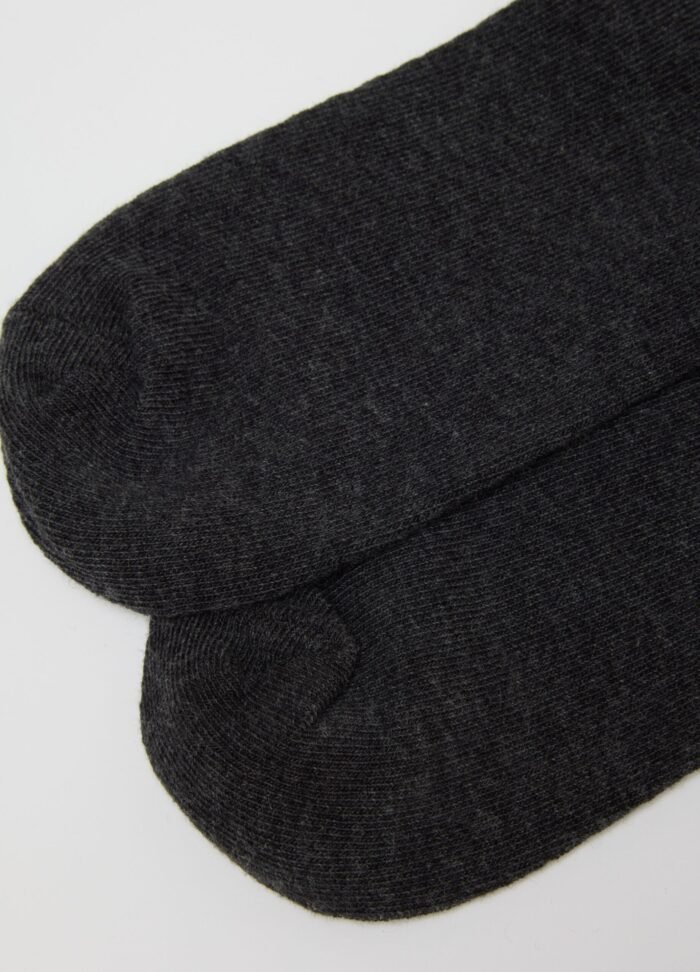 ⁦Women's Socks – 3 Pack, Grey Melange⁩ - الصورة ⁦2⁩