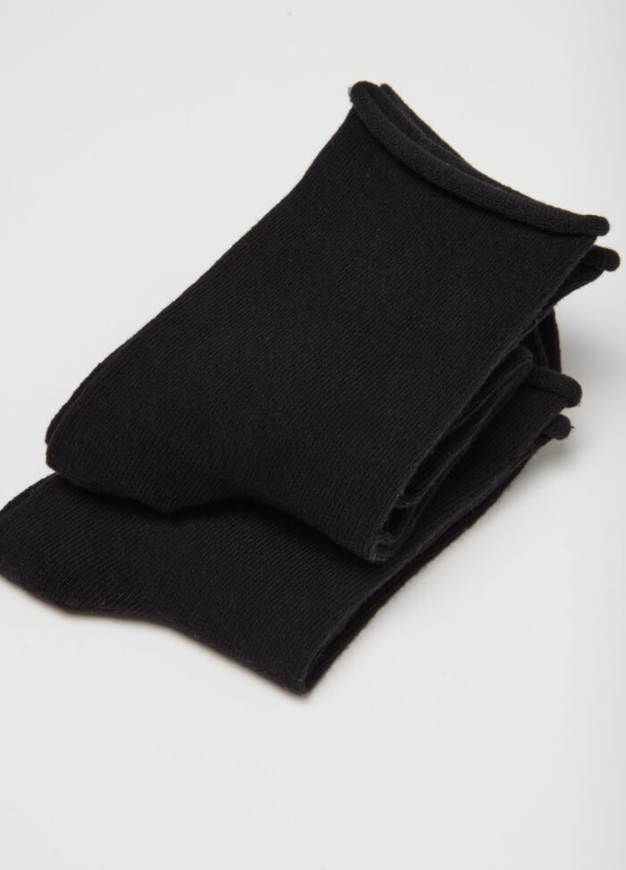 ⁦Women's Socks – 3 Pack, Black⁩ - الصورة ⁦2⁩