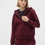 OVS Fz Hoody Bordeaux