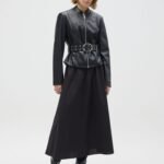 Women's Eco-Leather Jacket – Black