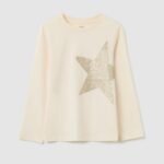 OVS Tsh Ls Print Eggnog