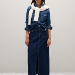 OVS Long Skirt Medium Dark