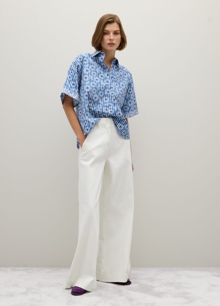 Women's Poplin Shorts – Printed - Image 2