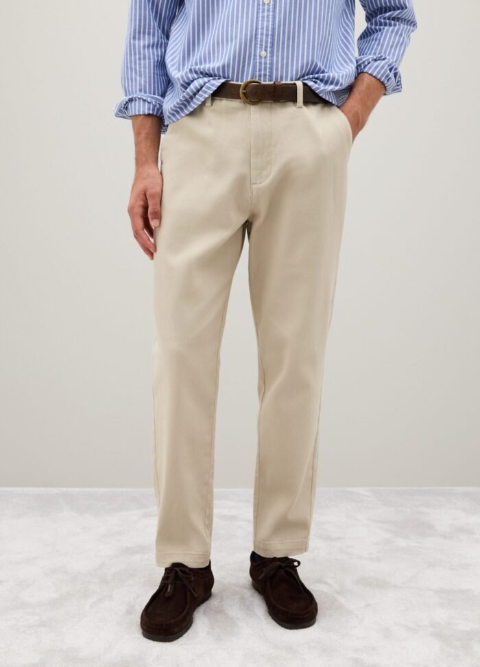 Men's Stretch Chinos – Cement Grey - Image 2