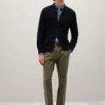 OVS Chino Alfo R Olive Night