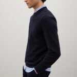 OVS Pull Rothko Navy Blue