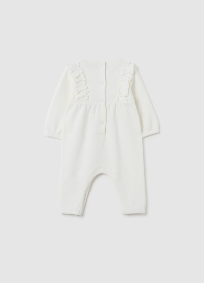 Baby Romper – Off White - Image 2