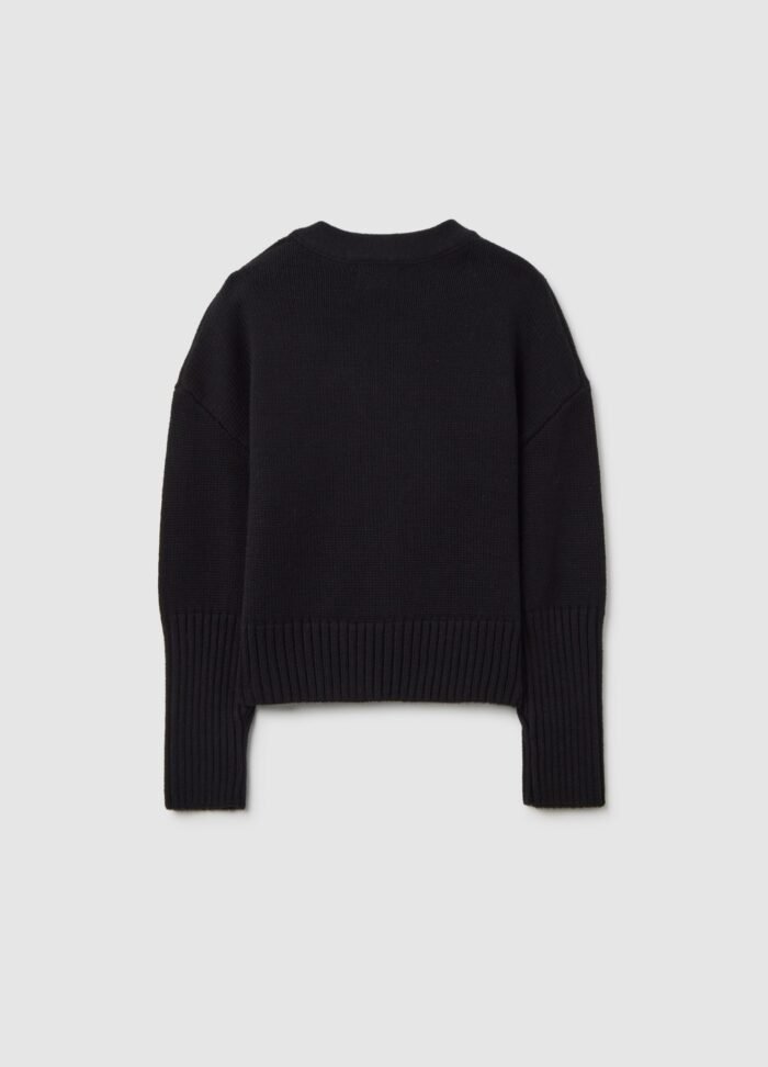 Girls' Cardigan – Black - Image 2