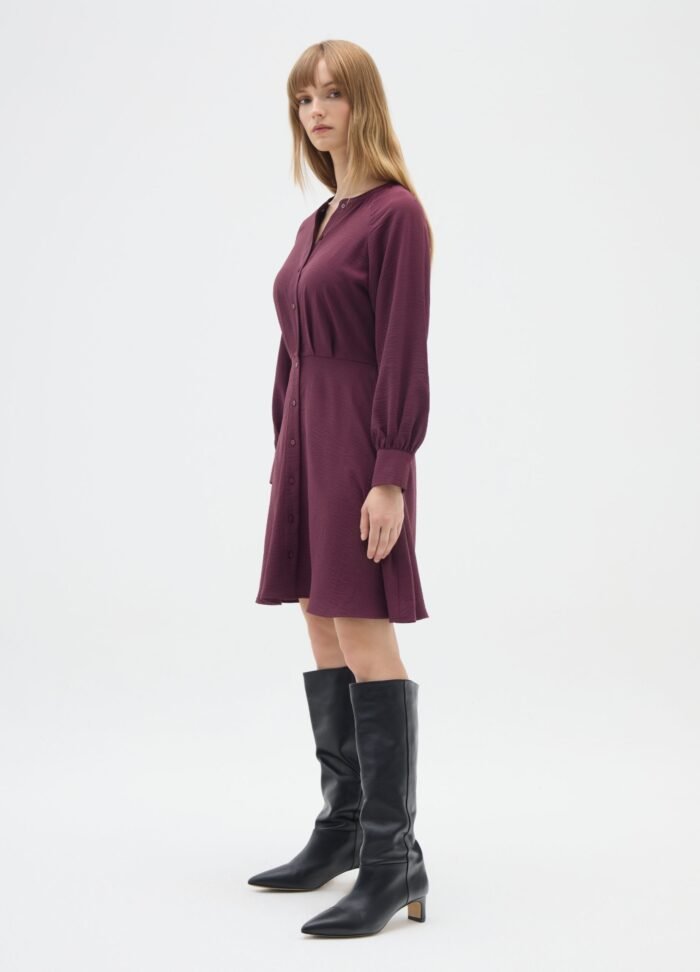 ⁦Women's Dress – Fig⁩ - الصورة ⁦2⁩