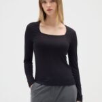OVS Ts Ls Square Dark Black
