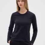 OVS Basic Ls Ts Dark Black