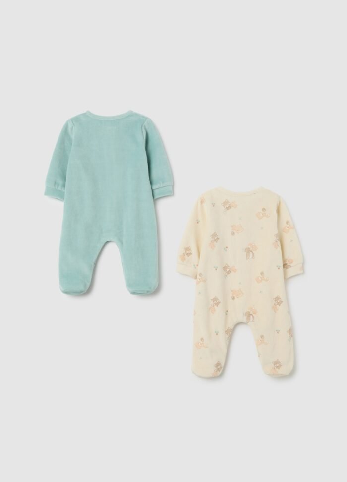 Baby Boys' Sleepsuit – 2 Pack, Blue Haze - Image 2
