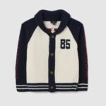 OVS Cardigan Blu/Bianco