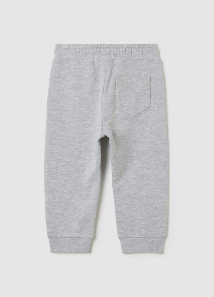 ⁦Baby Boys' Joggers – Grey Melange⁩ - الصورة ⁦2⁩