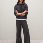 OVS Trousers Dk Grey Mel
