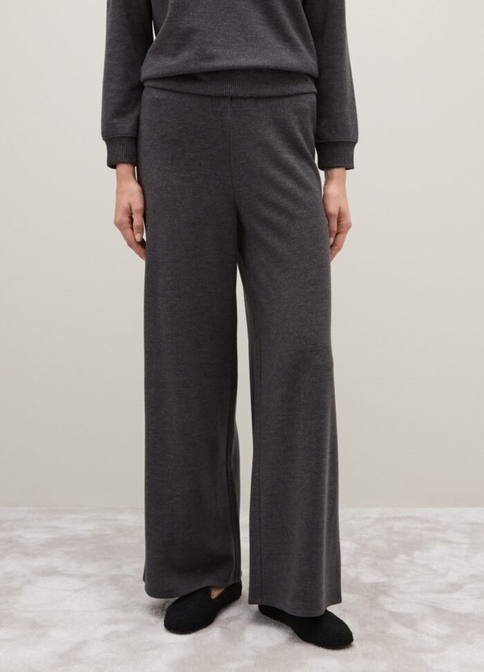 ⁦Women's Tailored Trousers – Dark Grey⁩ - الصورة ⁦2⁩