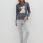 OVS 1047 Pigiama Dk Grey Mel