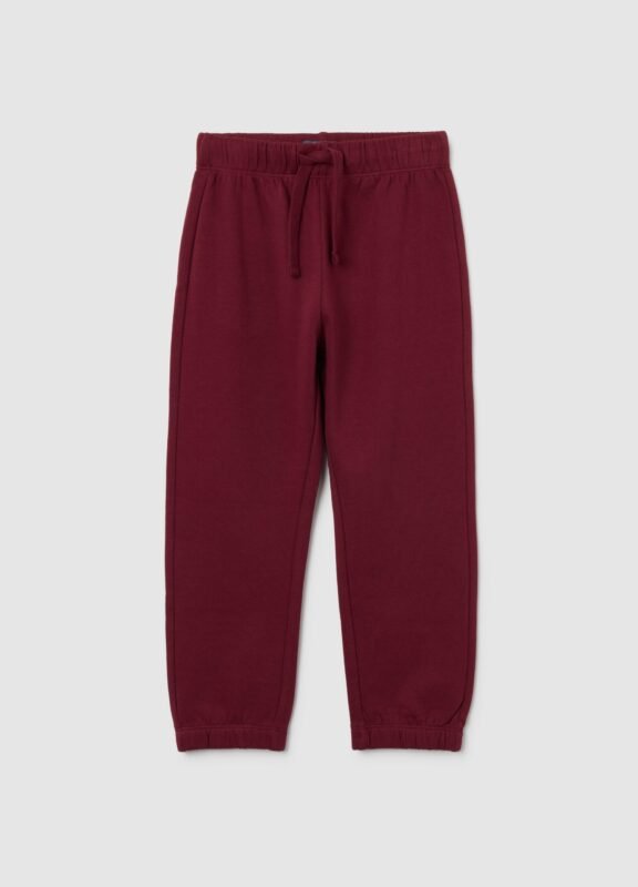 Boys' violet cotton joggers – front view | Halla Fashion Iraq