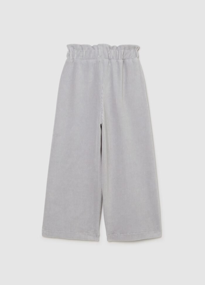 Girls' Chenille Culottes – Harbour Mist - Image 2