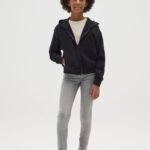 Girls' Skinny Jeans – Grey
