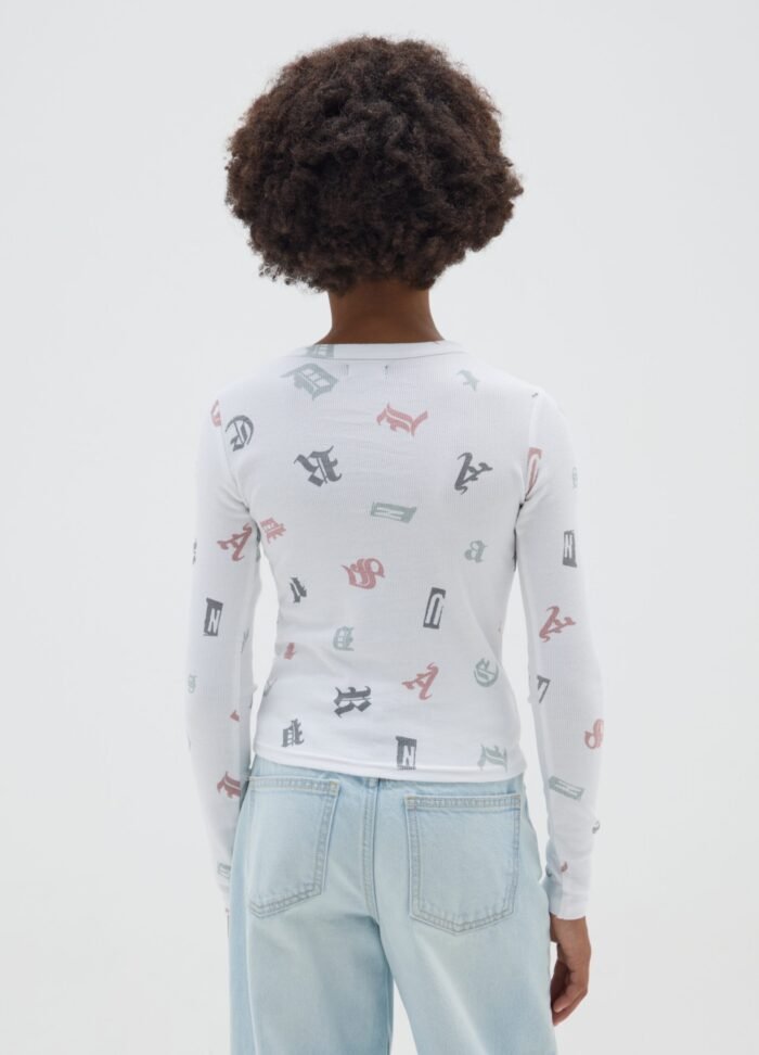 Girls' Long-Sleeve T-Shirt – White - Image 2