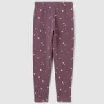 OVS Leg Aop 4/5C Black Plum