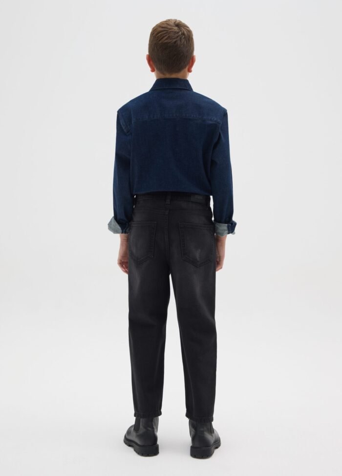 Boys' Baggy Jeans – Black - Image 2