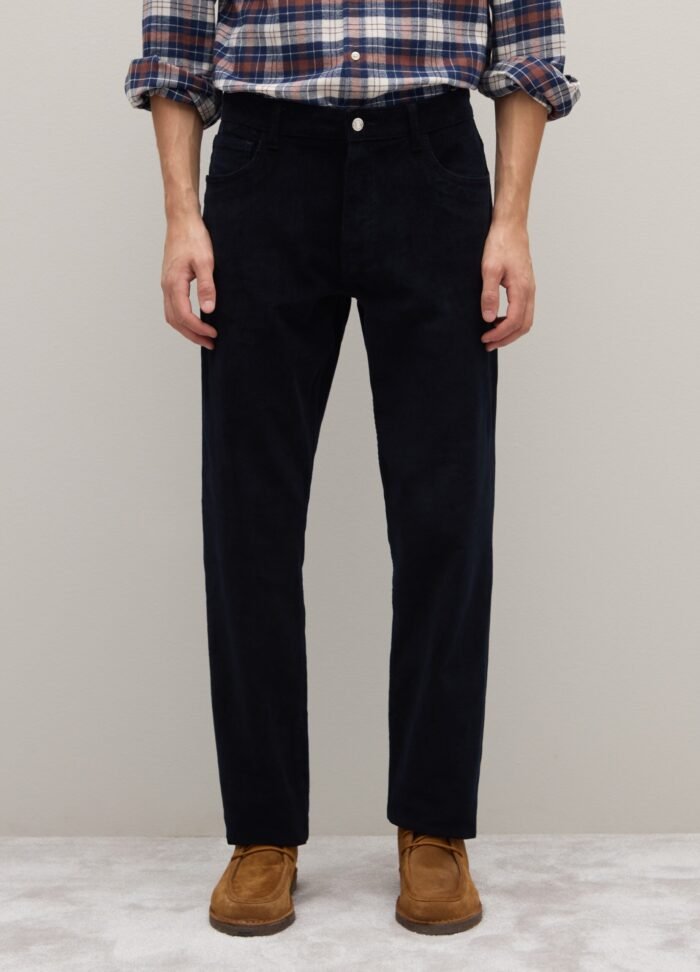 ⁦Men's Corduroy Trousers – Peacoat Navy⁩ - الصورة ⁦2⁩