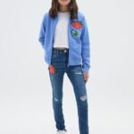 OVS 5 Pkt Slim W Medium Blue