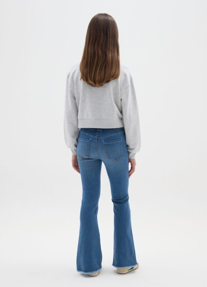 Girls' Flared Jeggings – Medium Blue - Image 2