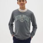 OVS Tshirt With Balsam Green