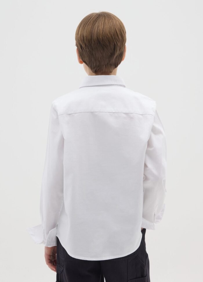 Boys' Oxford Shirt – White - Image 2